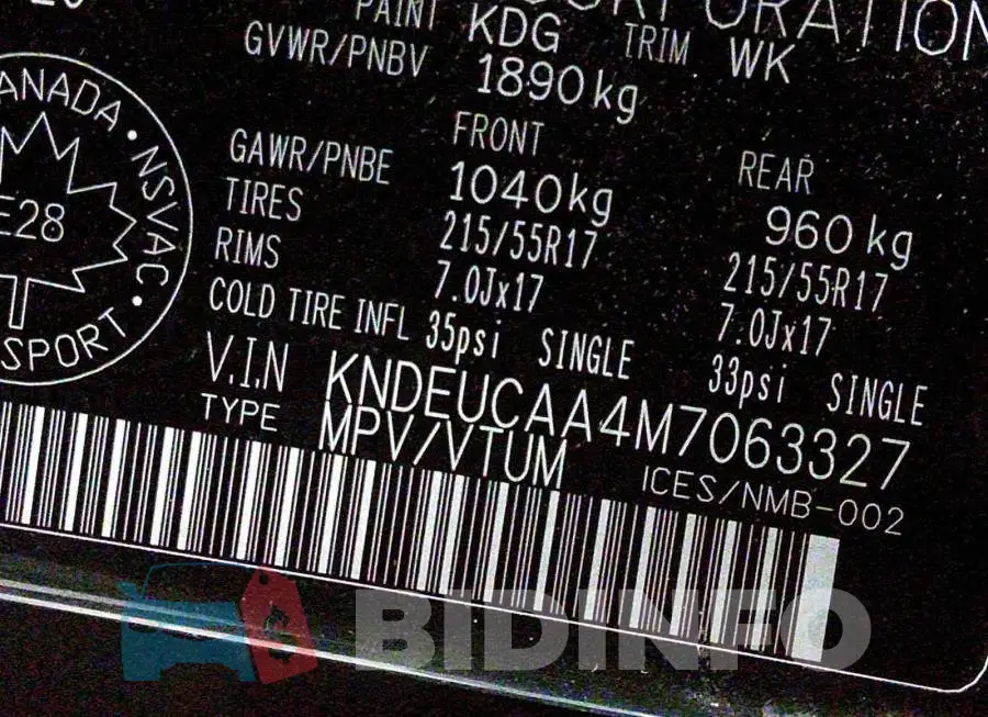KNDEUCAA4M7063327 Photo# 9