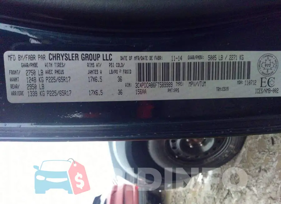 3C4PDCAB6FT589989 Photo# 9