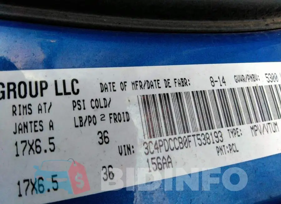 3C4PDCCB0FT538193 Photo# 9