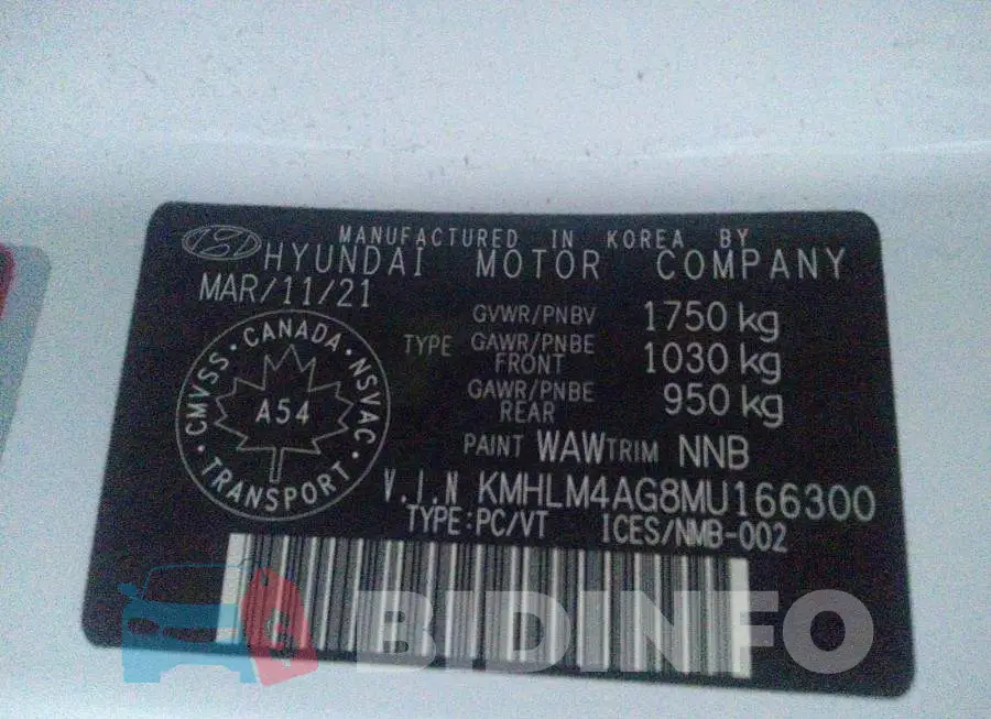 KMHLM4AG8MU166300 Photo# 9