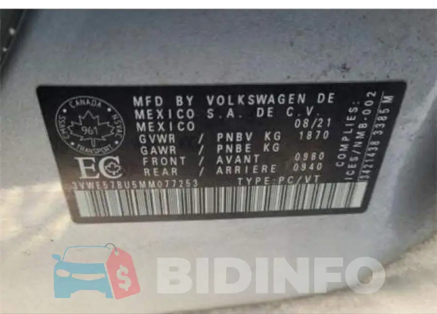 3VWE57BU5MM077253 Photo# 8