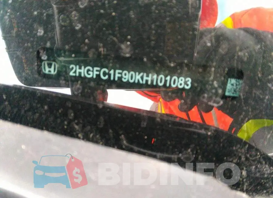 2HGFC1F90KH101083 Photo# 9