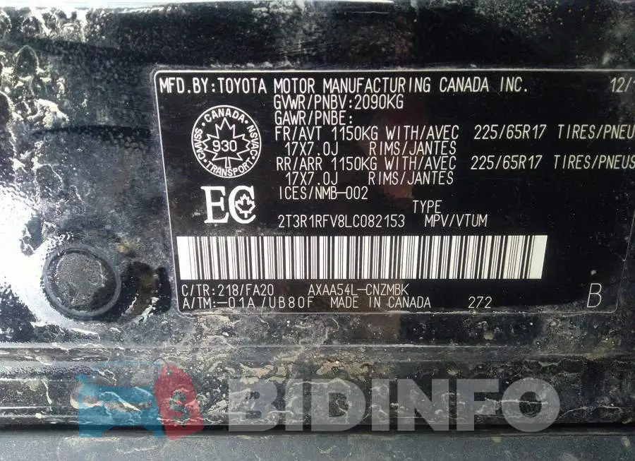 2T3R1RFV8LC082153 Photo# 9