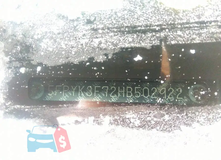 5FPYK3F72HB502922 Photo# 9