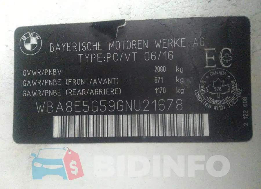 WBA8E5G59GNU21678 Photo# 9