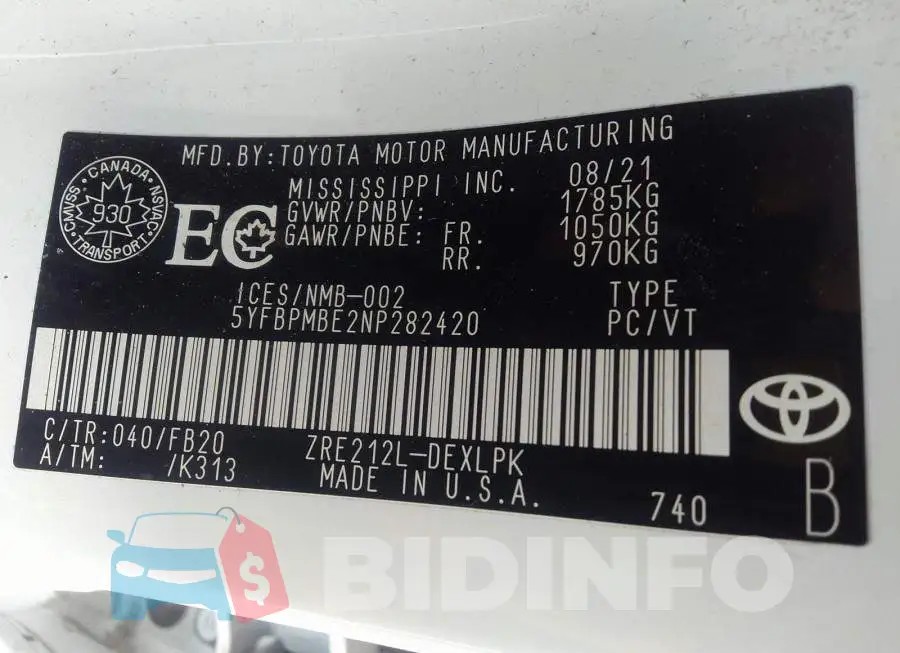 5YFBPMBE2NP282420 Photo# 9