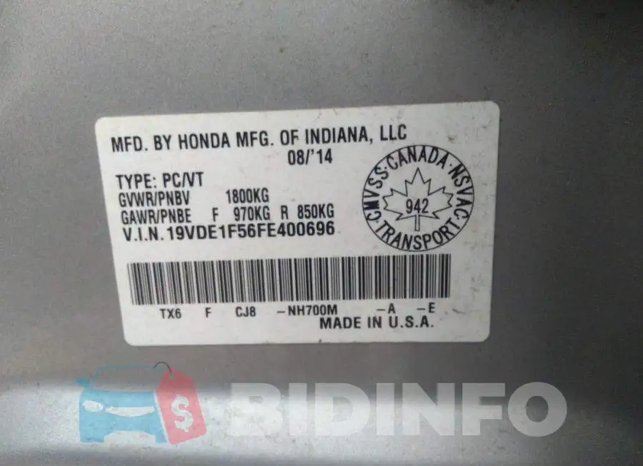 19VDE1F56FE400696 Photo# 9