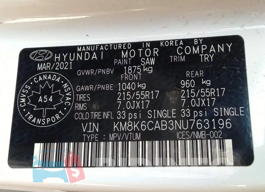KM8K6CAB3NU763196 Photo# 9