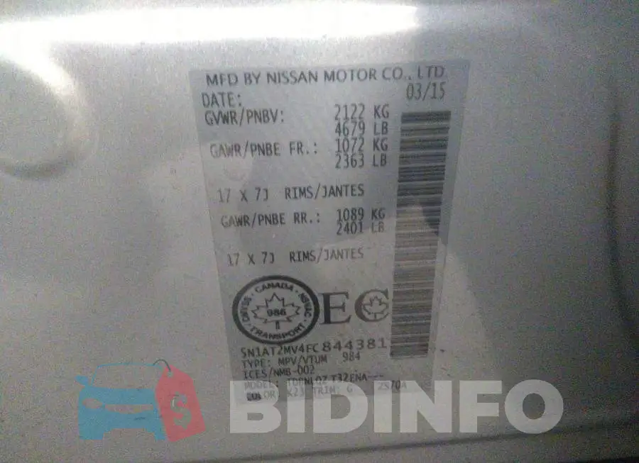 5N1AT2MV4FC844381 Photo# 9