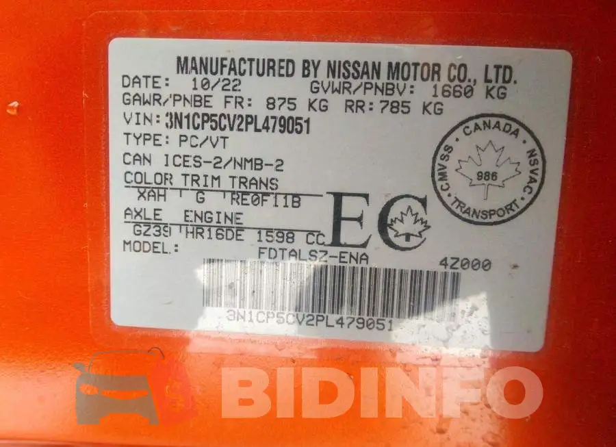 3N1CP5CV2PL479051 Photo# 9