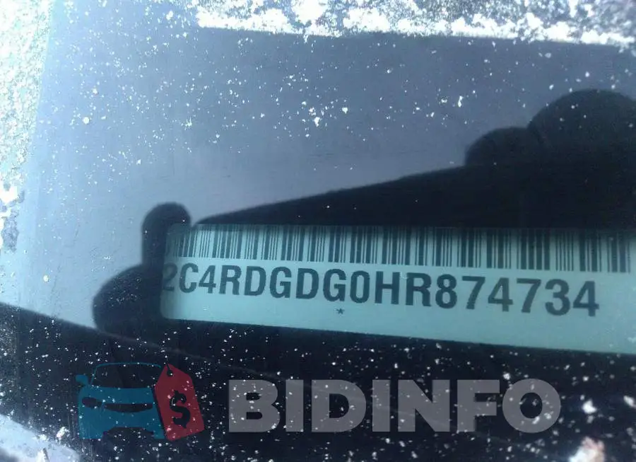 2C4RDGDG0HR874734 Photo# 9