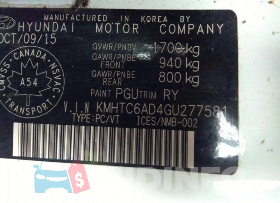 KMHTC6AD4GU277581 Photo# 9