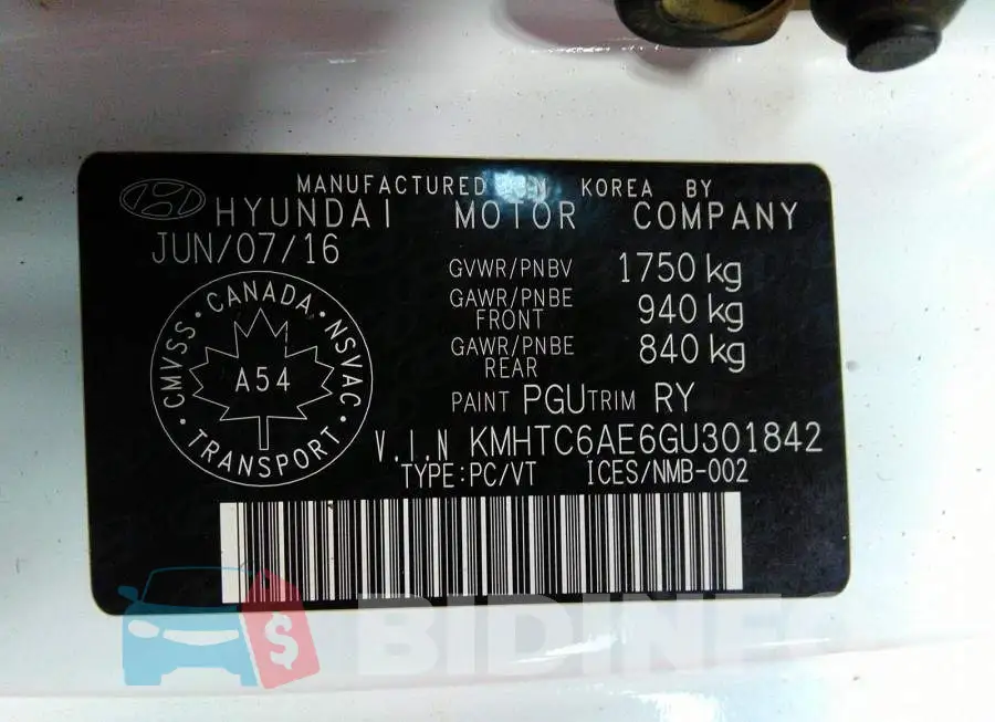 KMHTC6AE6GU301842 Photo# 9
