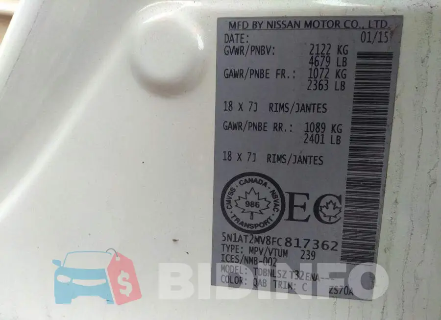 5N1AT2MV8FC817362 Photo# 9
