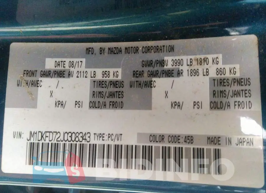 JM1DKFD72J0308343 Photo# 9