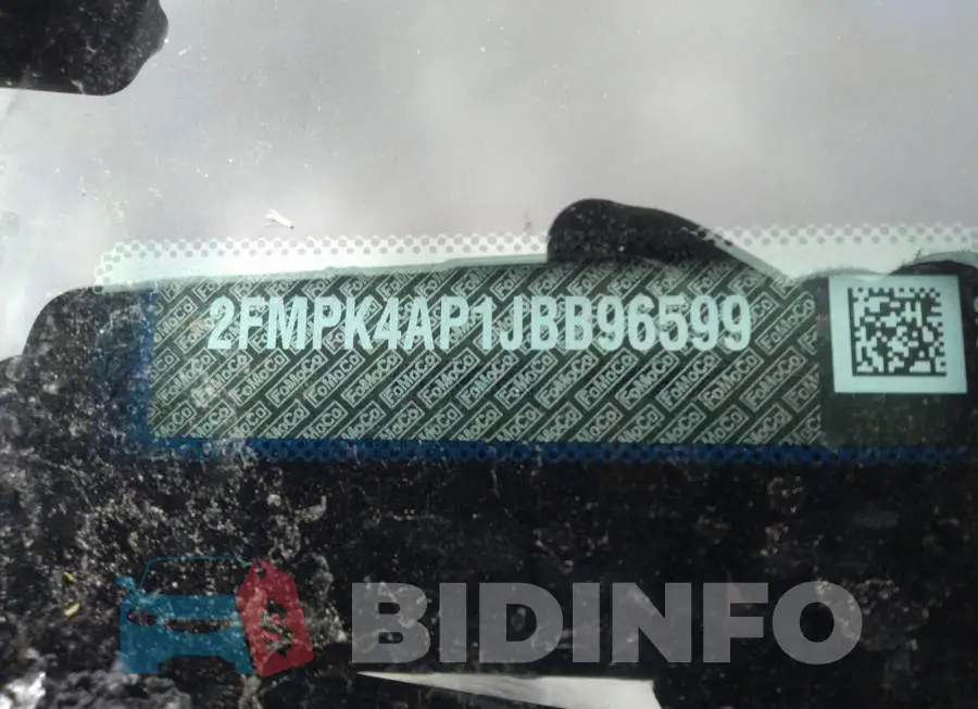 Ford Edge 2018 Blue Auto 2.7L | 2FMPK4AP1JBB96599 | Bidinfo APP
