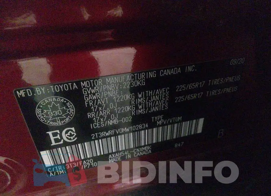 2T3RWRFV0MW102834 Photo# 9