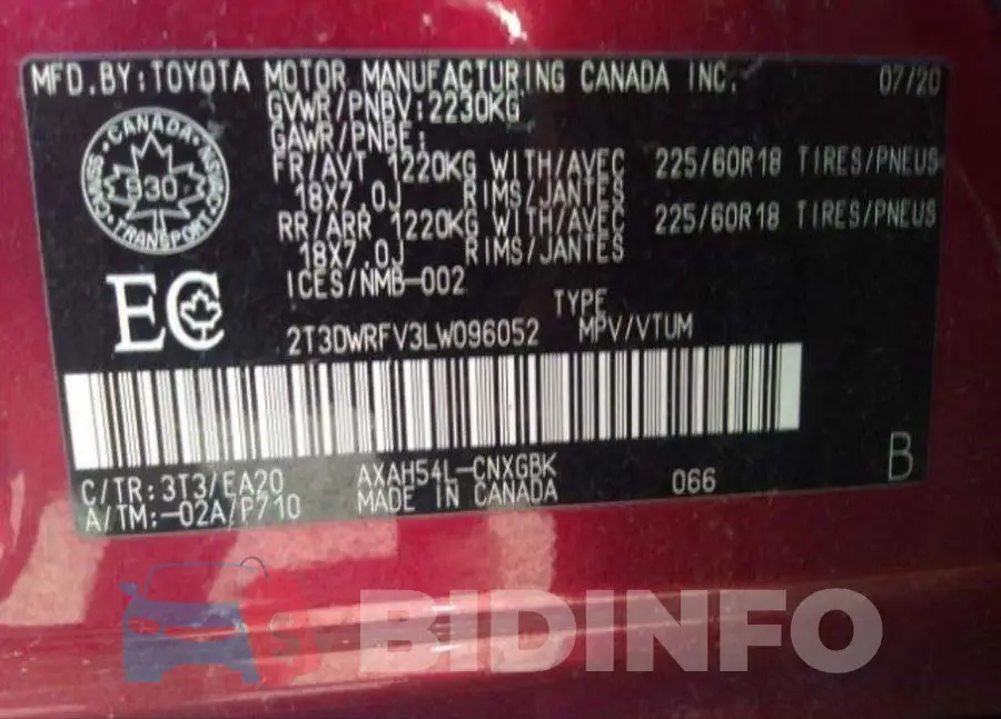 2T3DWRFV3LW096052 Photo# 10