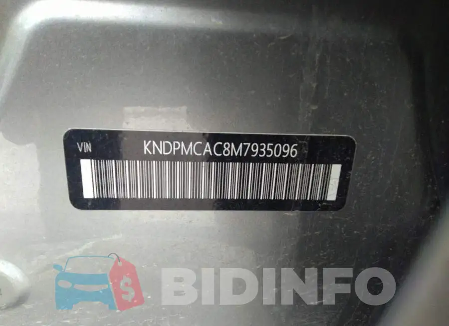 KNDPMCAC8M7935096 Photo# 9 KNDPMCAC8M7935096 Photo# 9
