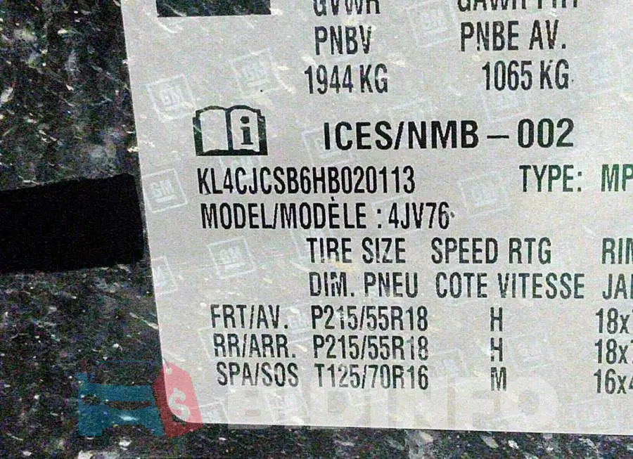 KL4CJCSB6HB020113 Photo# 9