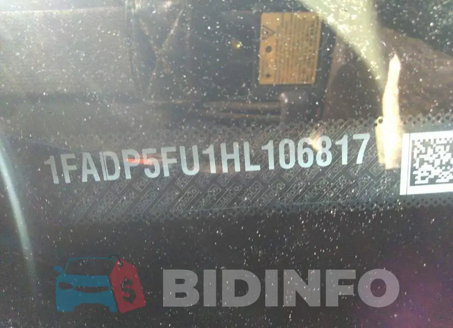 1FADP5FU1HL106817 Photo# 9