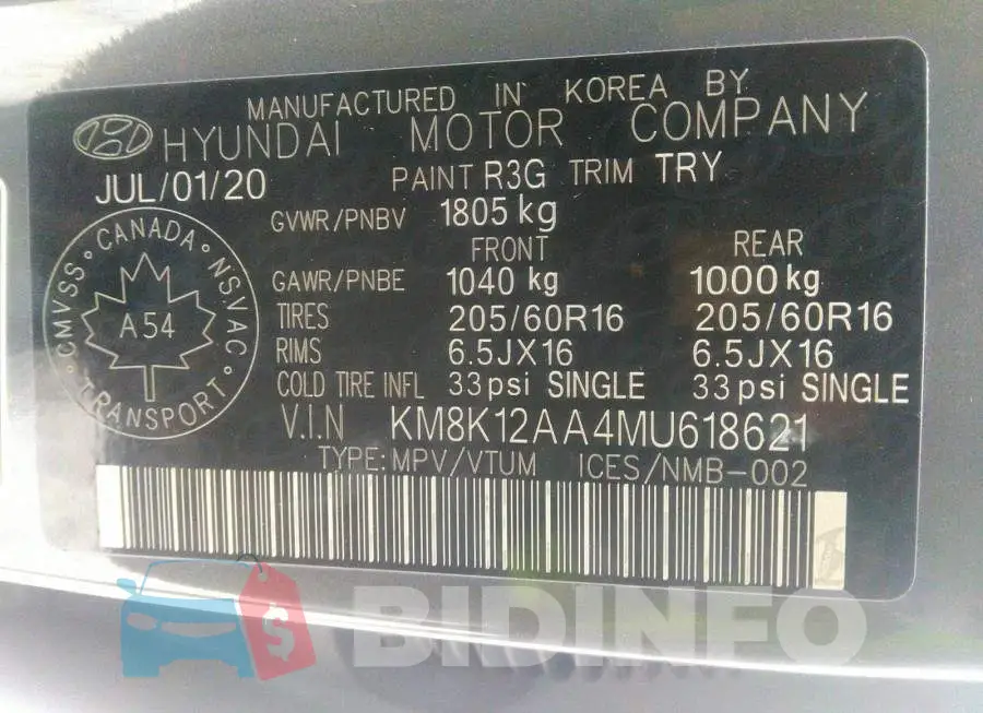 KM8K12AA4MU618621 Photo# 9