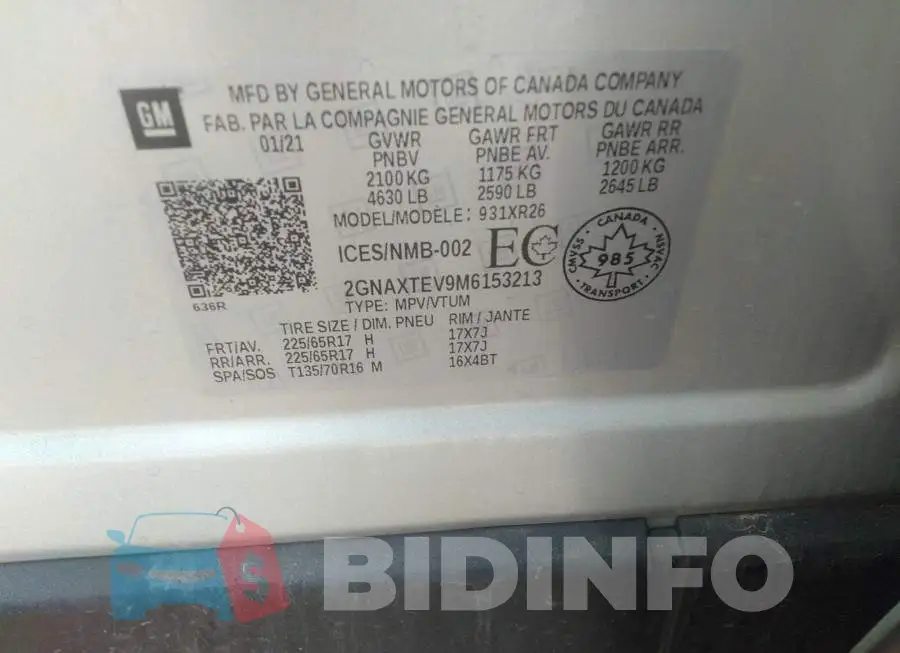 2GNAXTEV9M6153213 Photo# 9