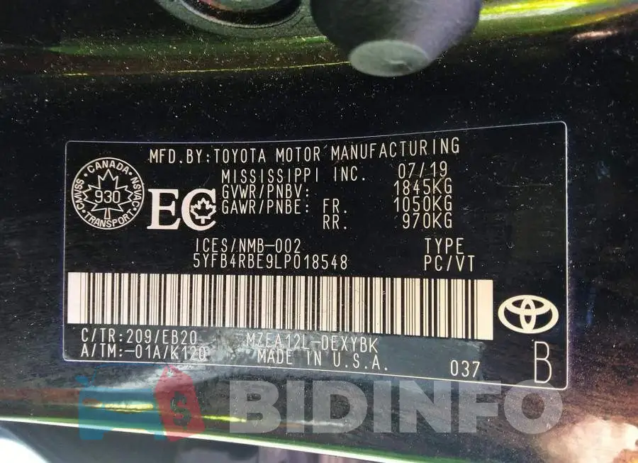 5YFB4RBE9LP018548 Photo# 9
