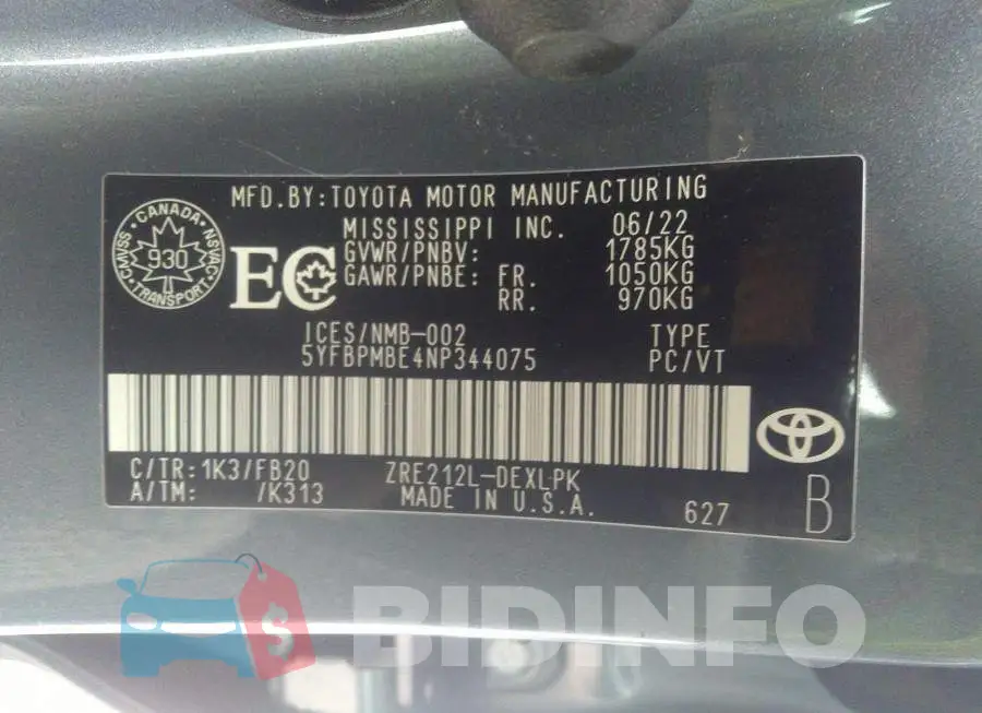 5YFBPMBE4NP344075 Photo# 9