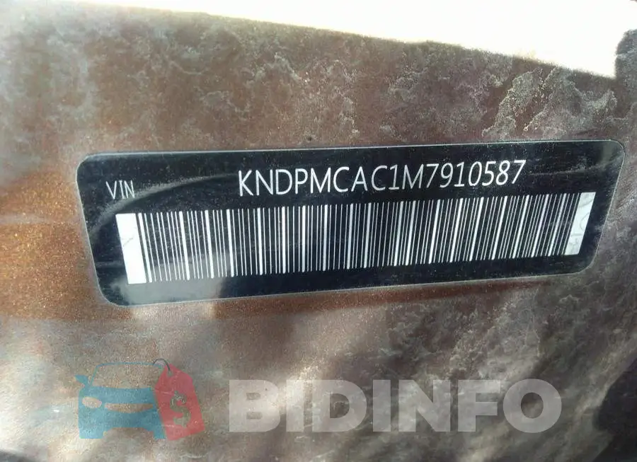 KNDPMCAC1M7910587 Photo# 9 KNDPMCAC1M7910587 Photo# 9