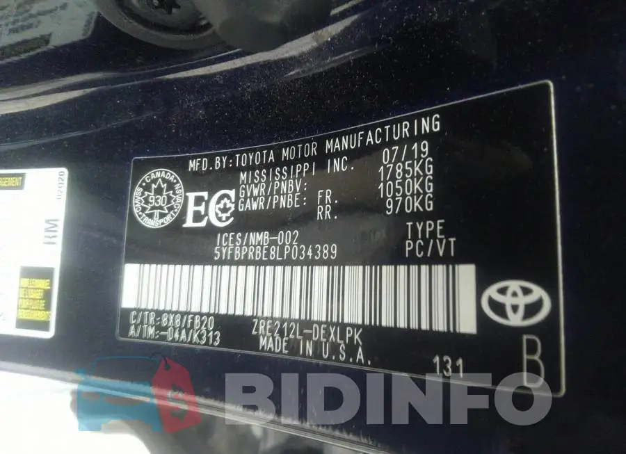 5YFBPRBE8LP034389 Photo# 9