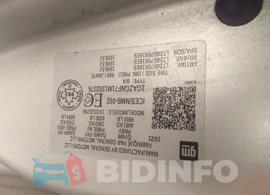 1GAZGNF71M1302376 Photo# 9