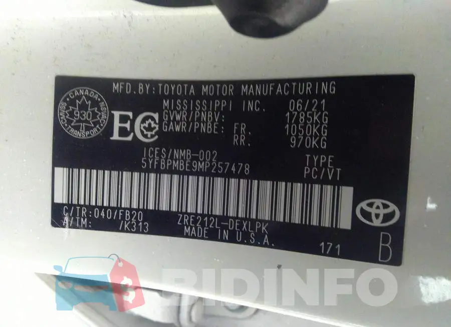 5YFBPMBE9MP257478 Photo# 9