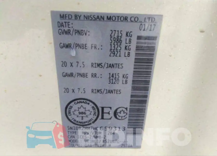5N1DR2MM7HC659313 Photo# 10