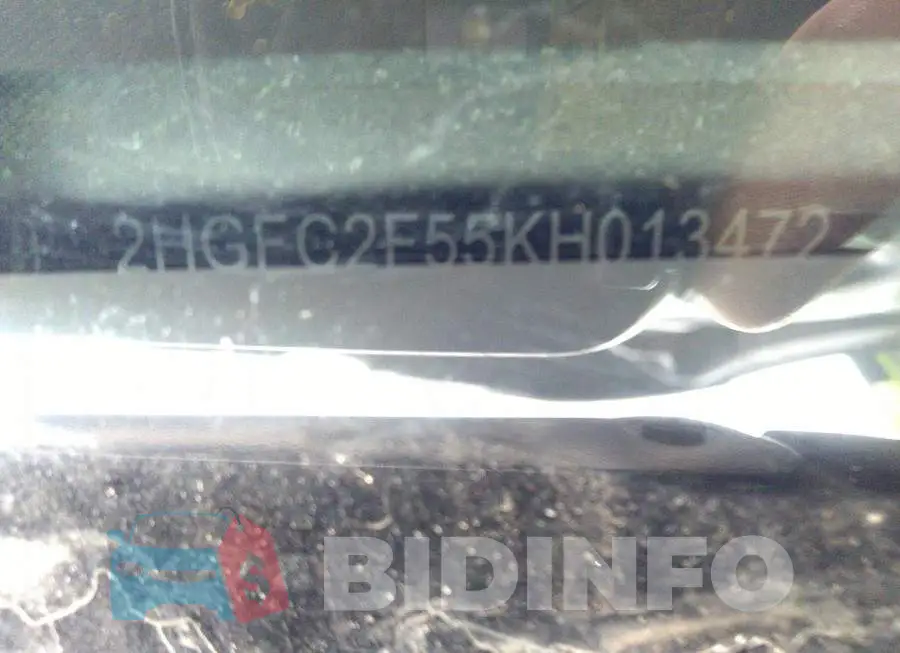 2HGFC2F55KH013472 Photo# 9