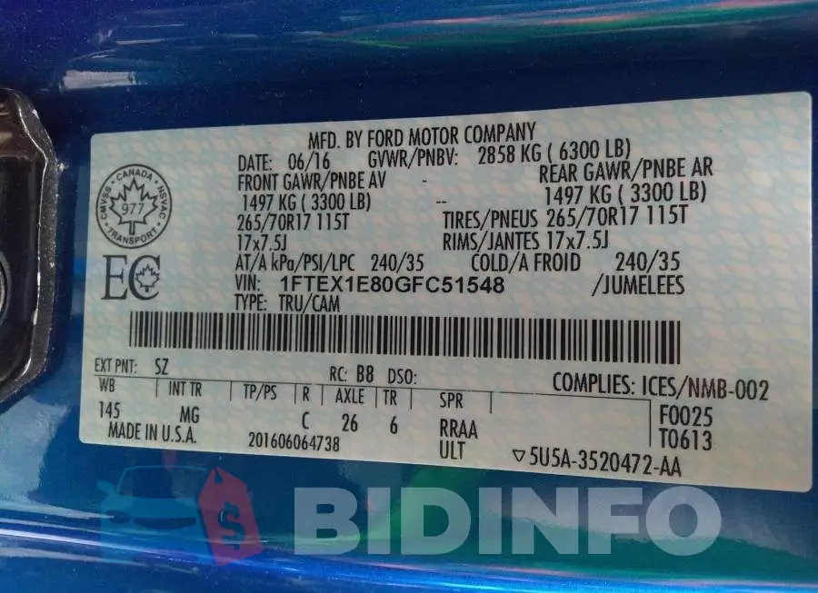 1FTEX1E80GFC51548 Photo# 9