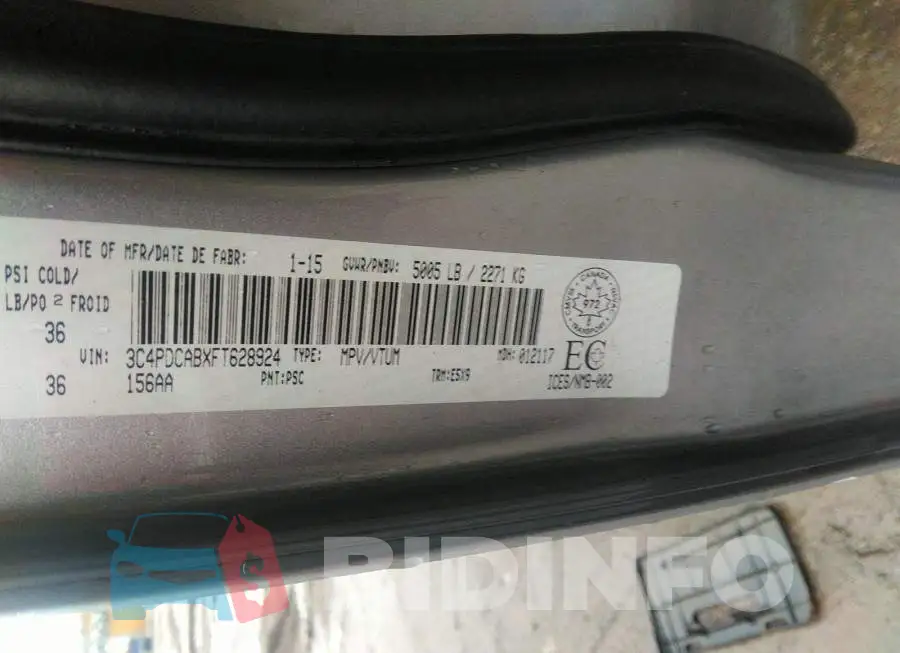 3C4PDCABXFT628924 Photo# 9