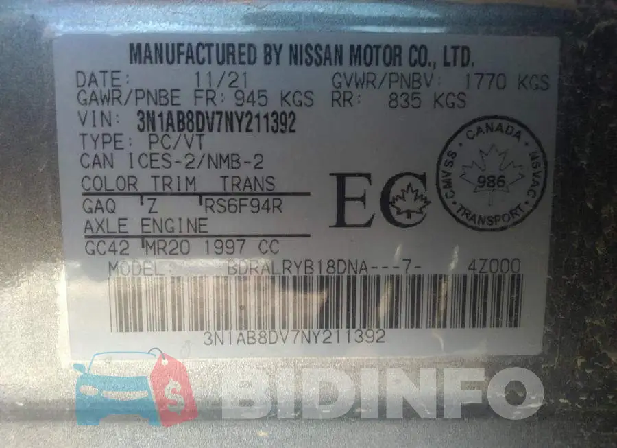 3N1AB8DV7NY211392 Photo# 9