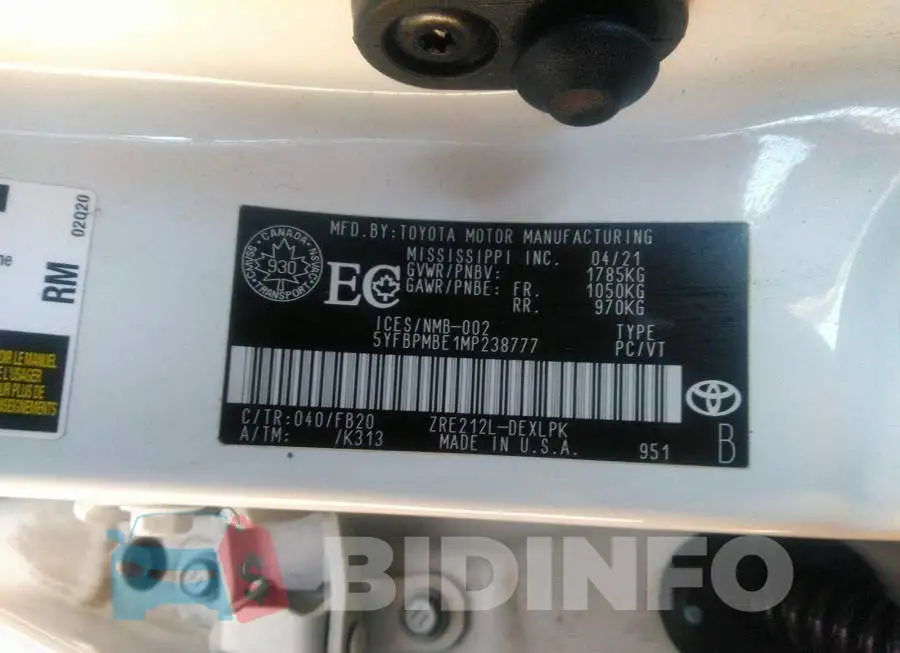 5YFBPMBE1MP238777 Photo# 9