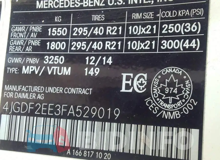 4JGDF2EE3FA529019 Photo# 9