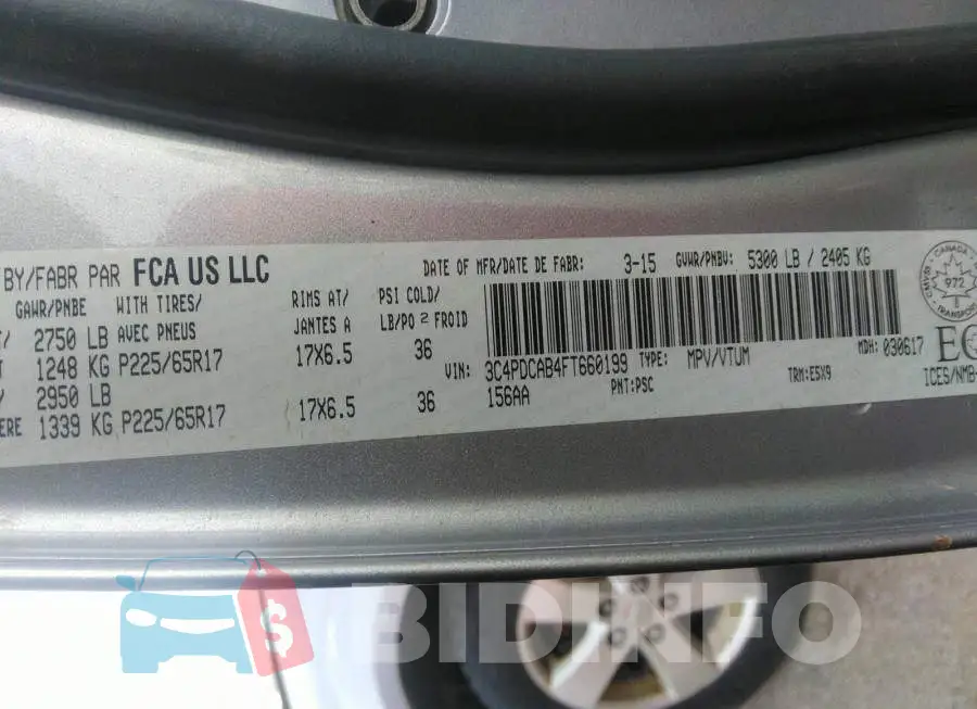 3C4PDCAB4FT660199 Photo# 9