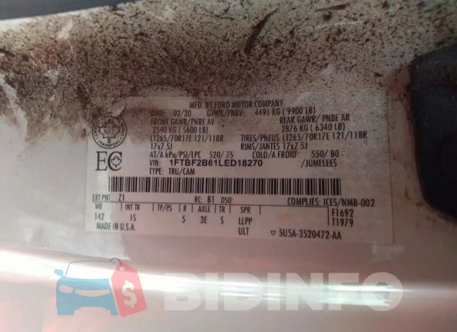 1FTBF2B61LED18270 Photo# 9