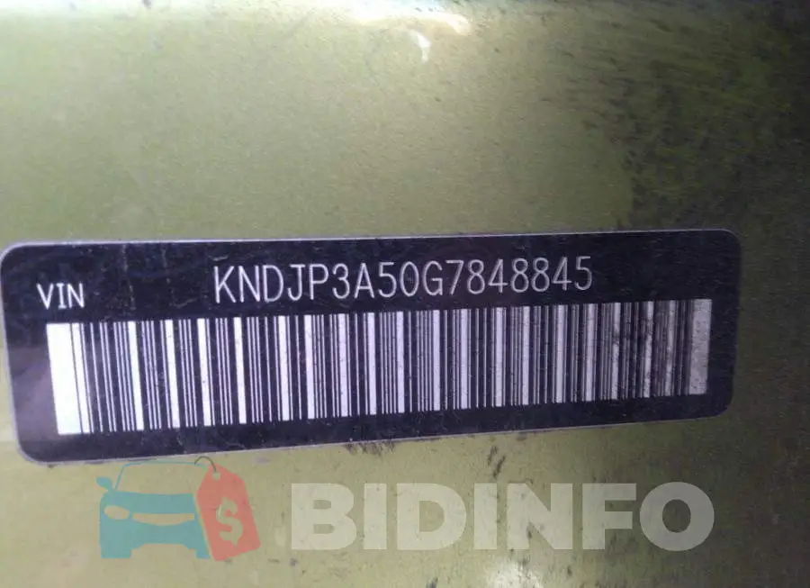 KNDJP3A50G7848845 Photo# 9