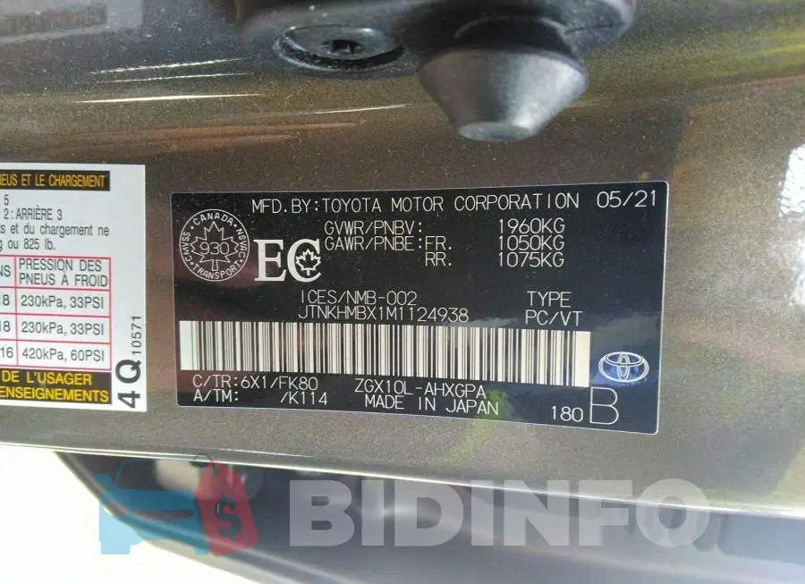 JTNKHMBX1M1124938 Photo# 9