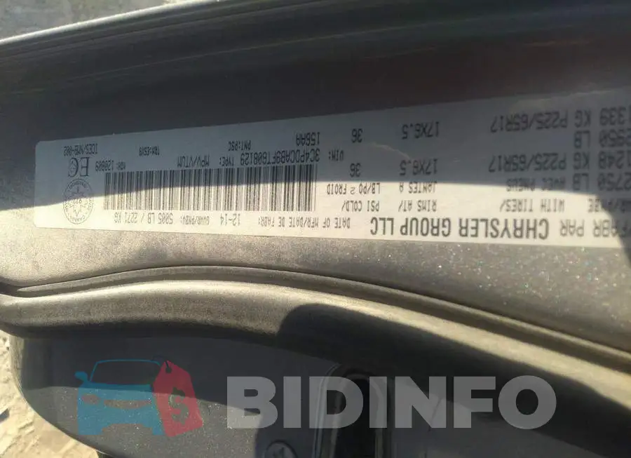 3C4PDCAB9FT608129 Photo# 9