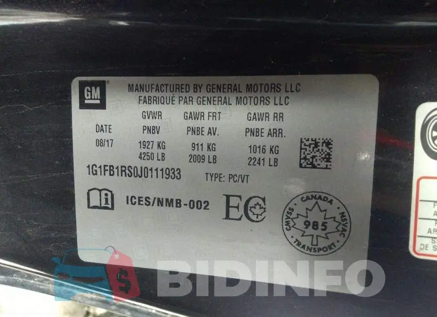 1G1FB1RS0J0111933 Photo# 9