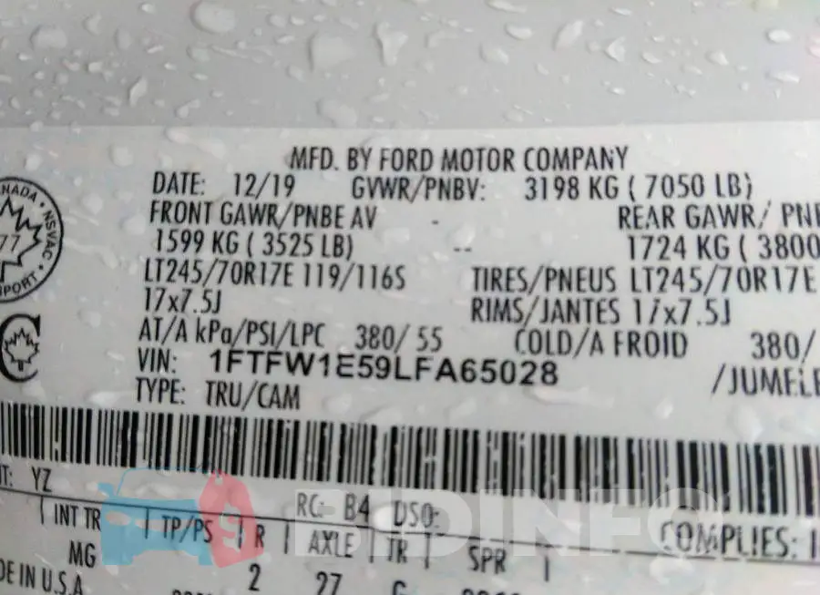 1FTFW1E59LFA65028 Photo# 9