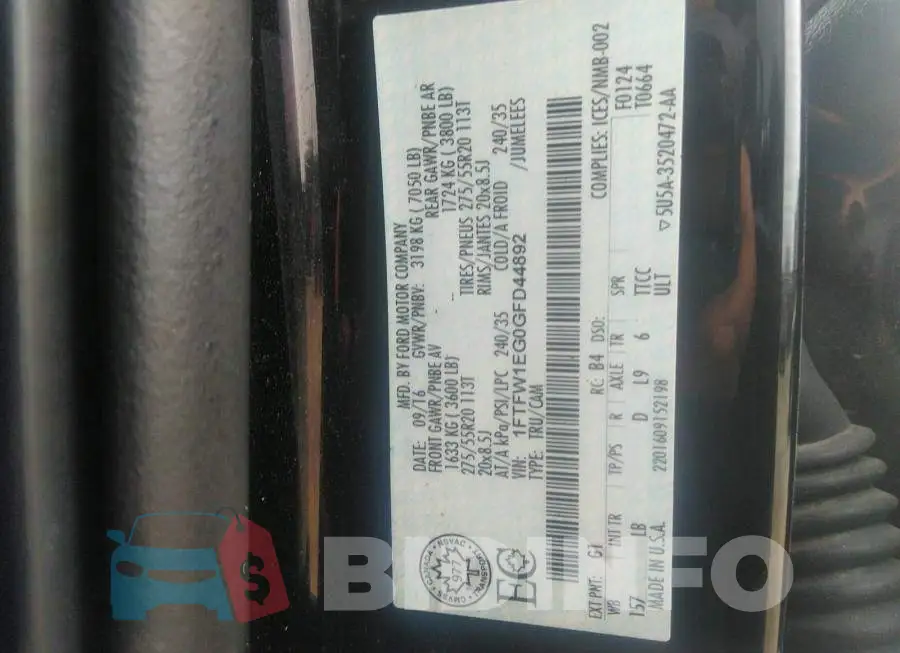 1FTFW1EG0GFD44892 Photo# 9