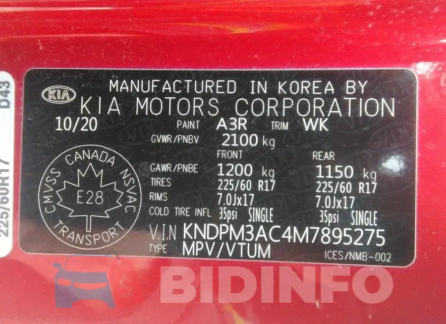 KNDPM3AC4M7895275 Photo# 9 KNDPM3AC4M7895275 Photo# 9
