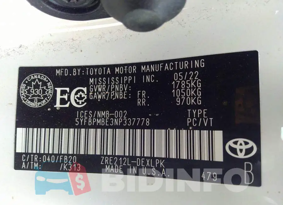 5YFBPMBE3NP337778 Photo# 9